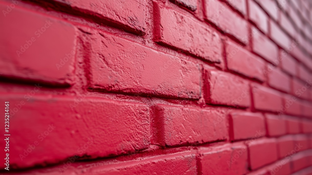 Obraz premium Brick wall with red brick, red brick background.