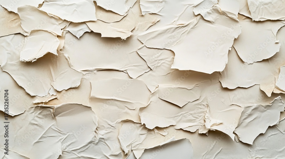 Light beige paper shapes with jagged uneven edges. Torn paper pieces set. Ripped fragments for message label, banner, collage, text box, sticker, poster Light beige paper shapes with jagged uneven edges. Torn paper pieces set. Ripped fragments for message label, banner, collage, text box, sticker, poster