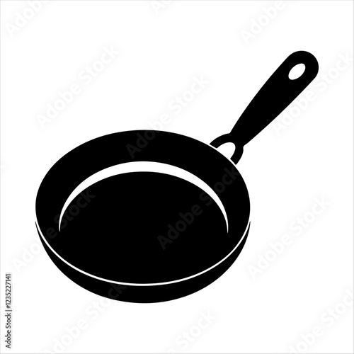 frying pan isolated on white
