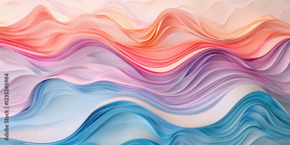 soft pastel colorful waves texture background soft pastel colorful waves texture background