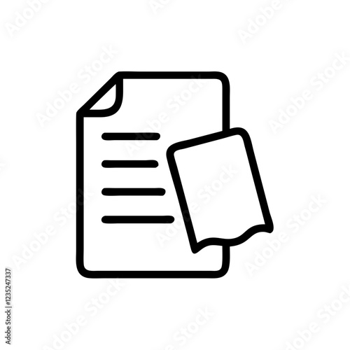 Dokument, Fragebogen Formular Symbol
