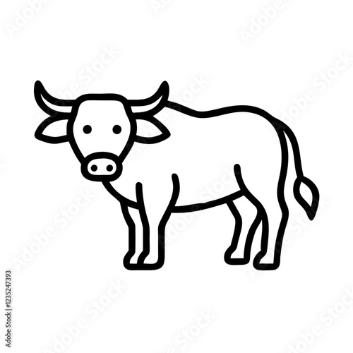 Stier, Büffel, Kuh Symbol 