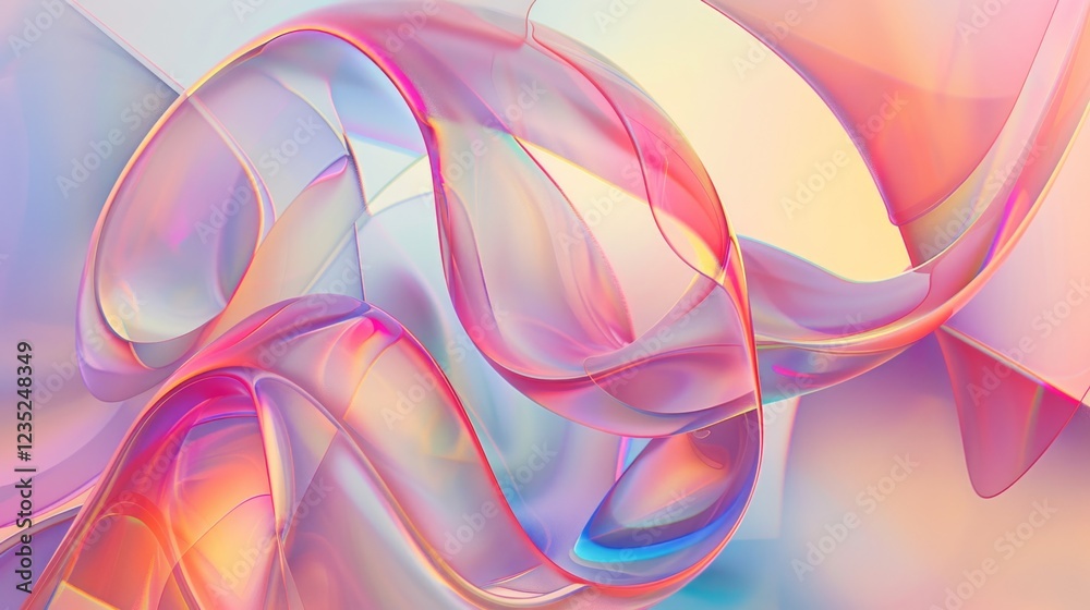 holographic colorful glass plastic shapes holographic colorful glass plastic shapes