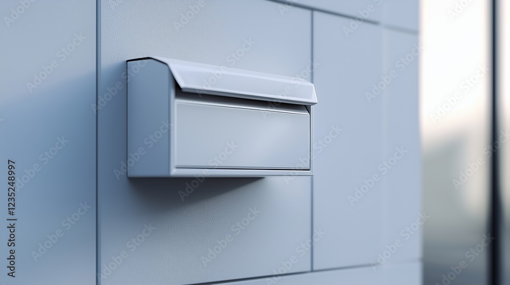 White label mockup letterbox mailbox White label mockup letterbox mailbox