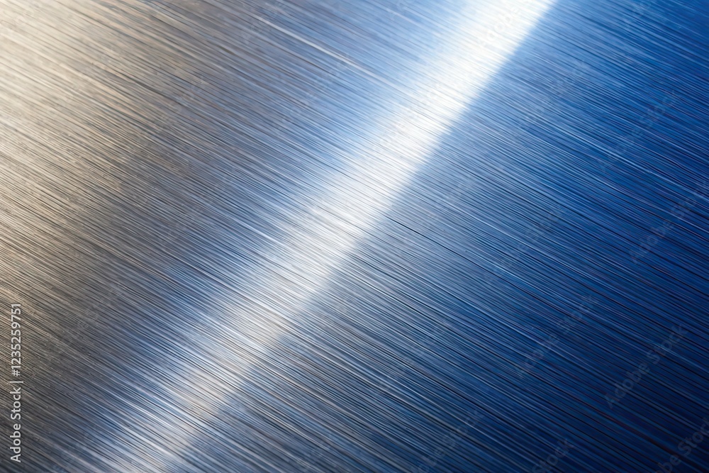 Brushed Metal Texture Background with Copy Space