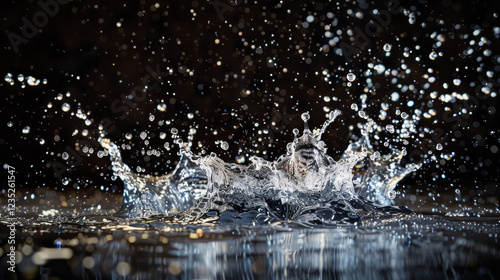 Water Splash - A high-speed shot capturing a water splash. 