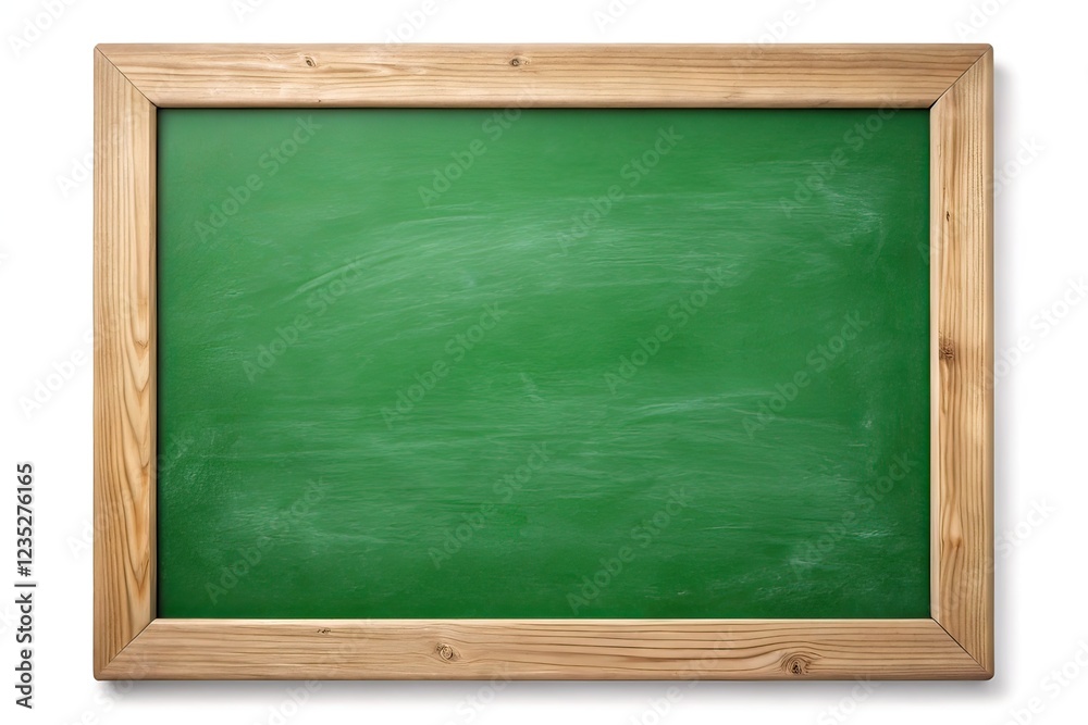 Empty Green Chalkboard, Blank Wooden Frame, Product Photography Empty Green Chalkboard, Blank Wooden Frame, Product Photography