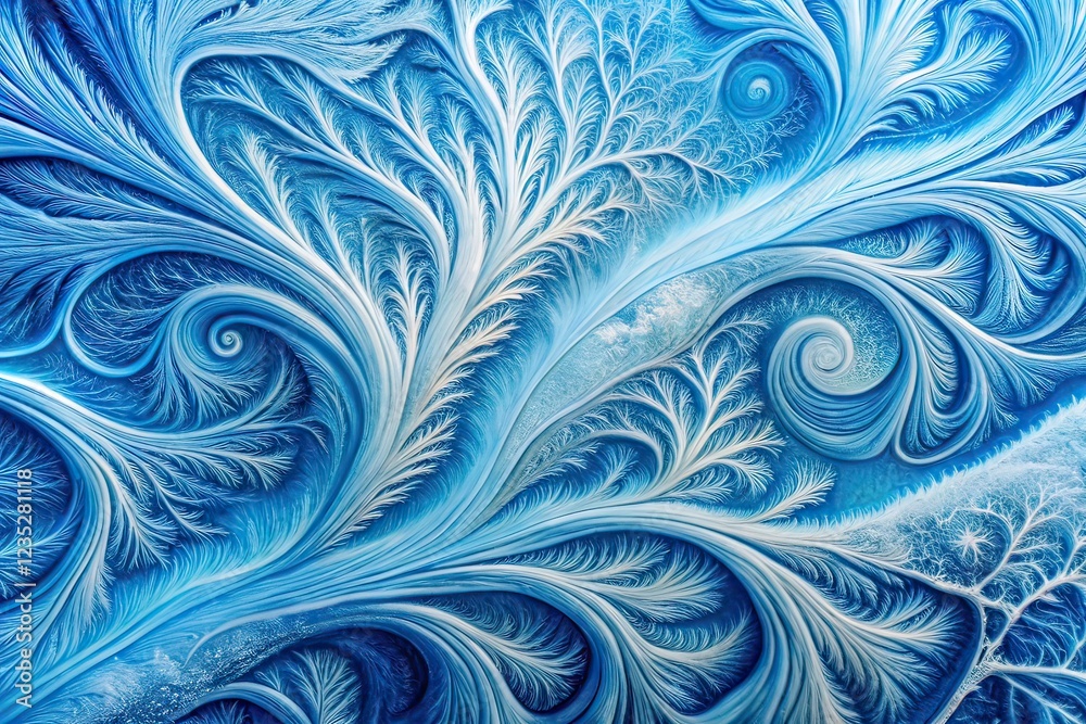 Frozen Abstract Aerial Swirls - Winter Ice Patterns Frozen Abstract Aerial Swirls - Winter Ice Patterns