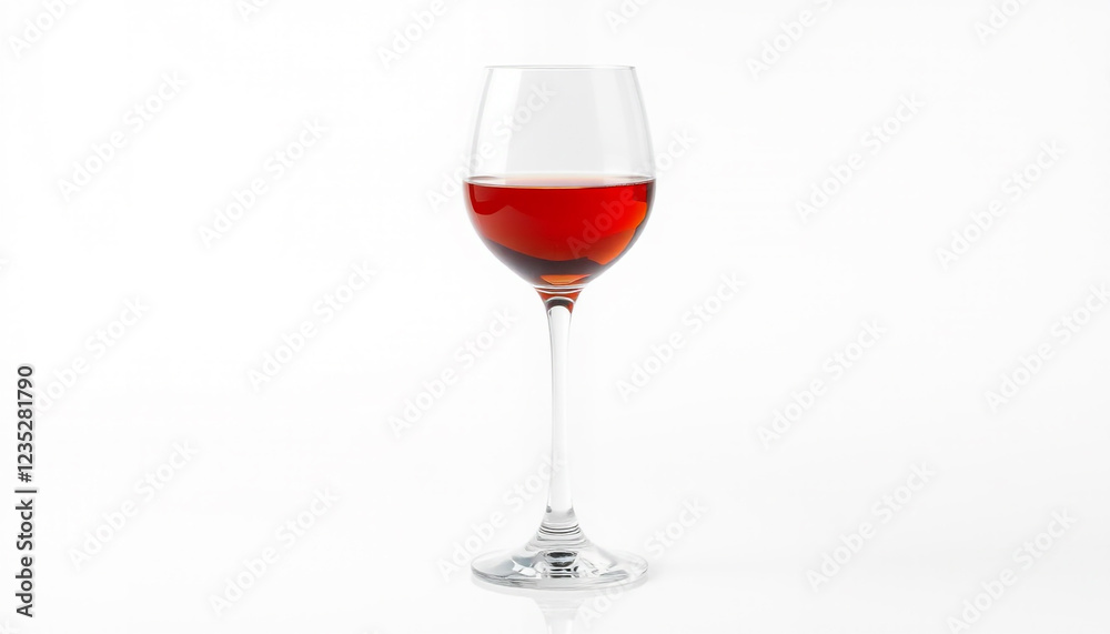 A single glass of red wine filled to the perfect level, placed on a neutral background, representing relaxation, fine dining, and sophisticated drinking culture. A single glass of red wine filled to the perfect level, placed on a neutral background, representing relaxation, fine dining, and sophisticated drinking culture.