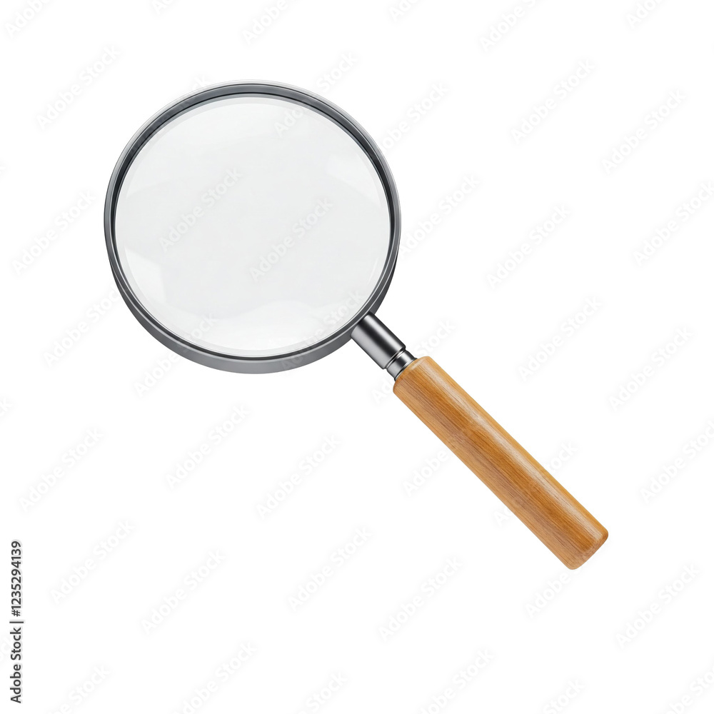 magnifying glass isolated on white magnifying glass isolated on white
