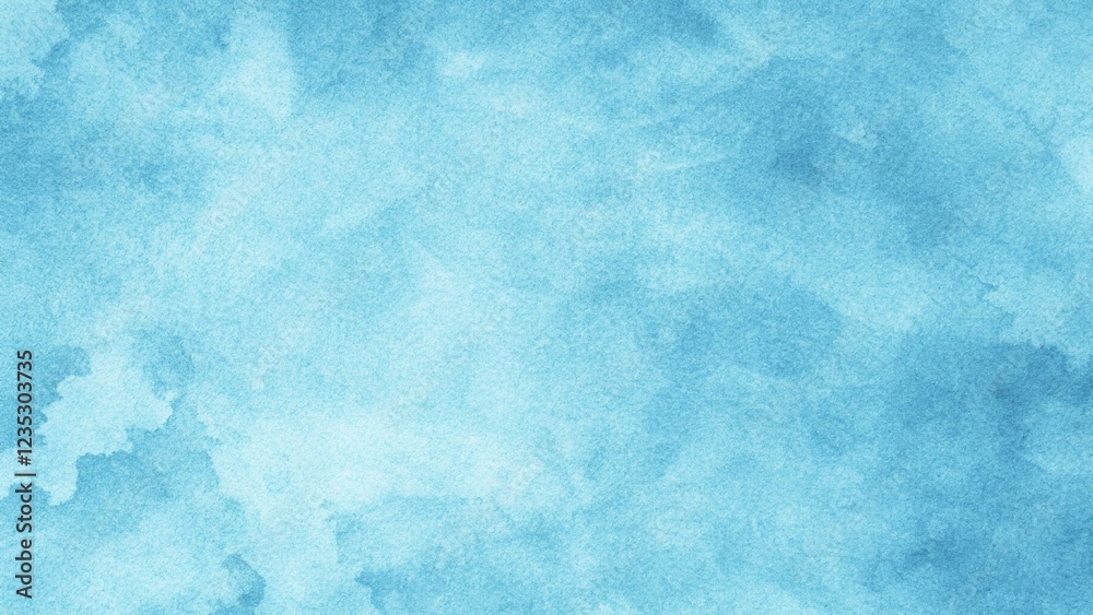 Abstract blue watercolor background featuring clouds in shades of turquoise, teal, and white, evoking a dramatic sky. Abstract blue watercolor background featuring clouds in shades of turquoise, teal, and white, evoking a dramatic sky.