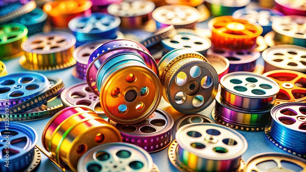 Miniature Film Reels: A Charming Tilt-Shift Photography Set Miniature Film Reels: A Charming Tilt-Shift Photography Set
