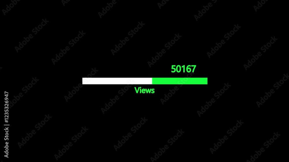 Digital Animation of Video going Viral Background. Popular Social Media Statistics Counter viewers, A viral video counter ticks upward. 4k video Digital Animation of Video going Viral Background. Popular Social Media Statistics Counter viewers, A viral video counter ticks upward. 4k video