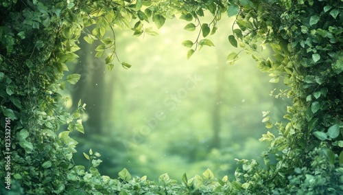 Enchanted Forest: A Serene Green Oasis