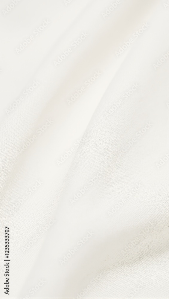 Fototapeta premium Soft cream muslin cloth with delicate weave and transparency