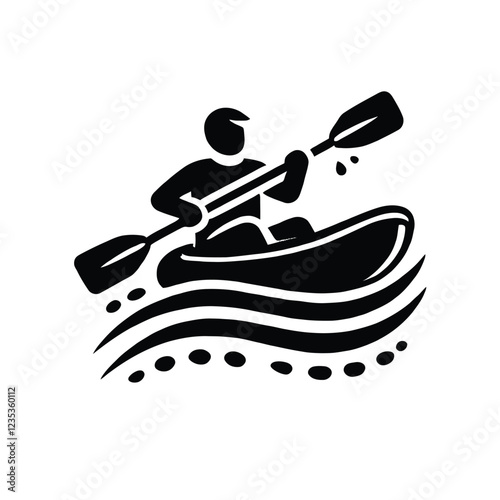 Kayaking Silhouette