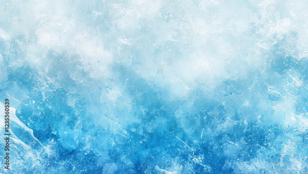 Obraz premium Frozen winter abstract ice texture background