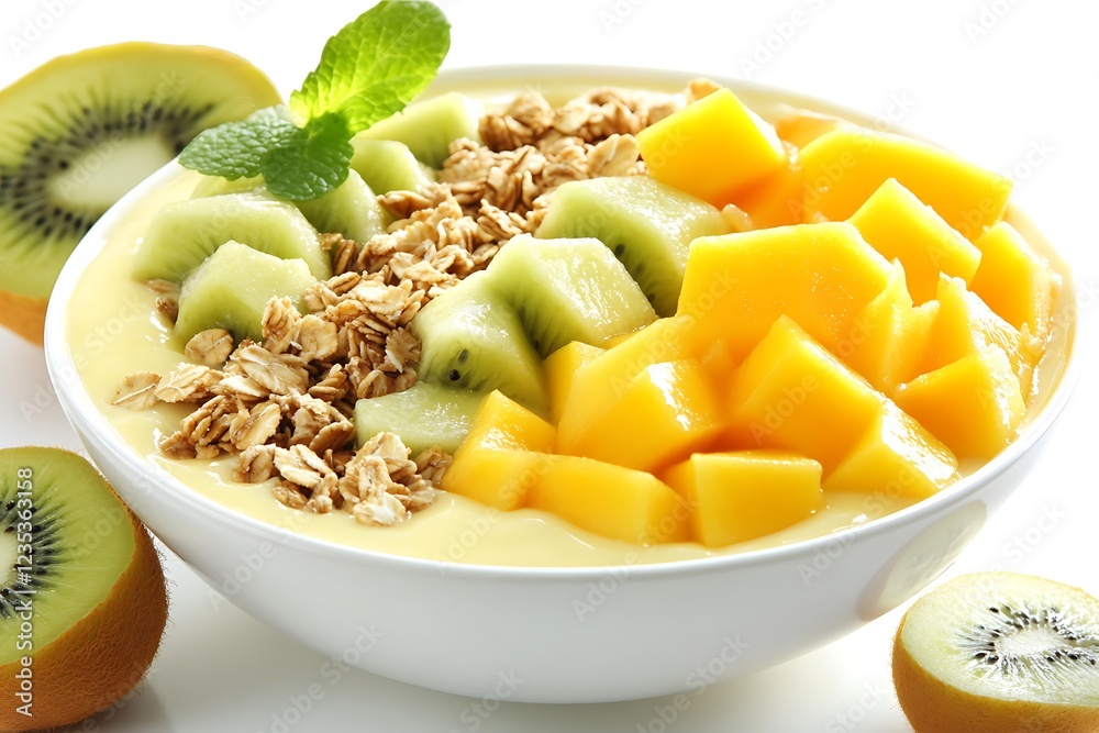 Vibrant Fruit and Granola Smoothie Bowl Vibrant Fruit and Granola Smoothie Bowl