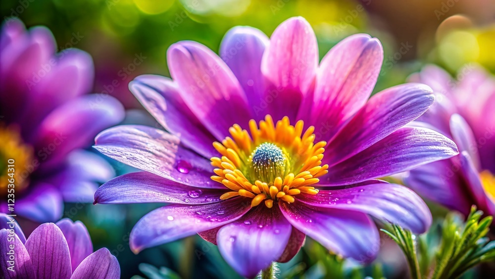 Vibrant Spring Flower Macro Close-Up Pattern for Wall Art Prints Vibrant Spring Flower Macro Close-Up Pattern for Wall Art Prints