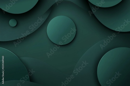 dark green background for text with a subtle gradient effect. Web banner with copy space on the right