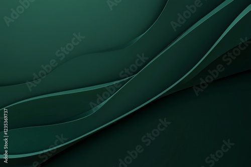 dark green background for text with a subtle gradient effect. Web banner with copy space on the right