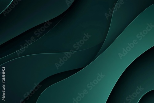 dark green background for text with a subtle gradient effect. Web banner with copy space on the right