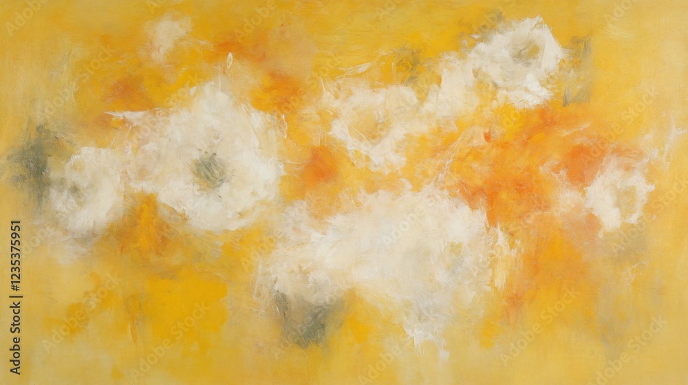 Golden Hour Abstract: A Symphony of Yellow and White Hues Golden Hour Abstract: A Symphony of Yellow and White Hues