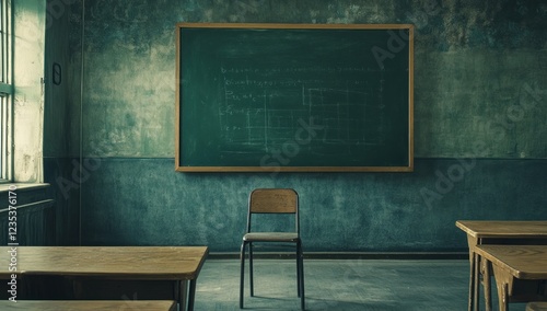 Empty Classroom: A Haunting Stillness