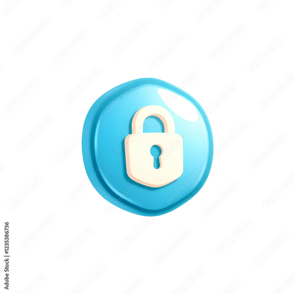 blue padlock icon high quality png isolated on transparent background blue padlock icon high quality png isolated on transparent background