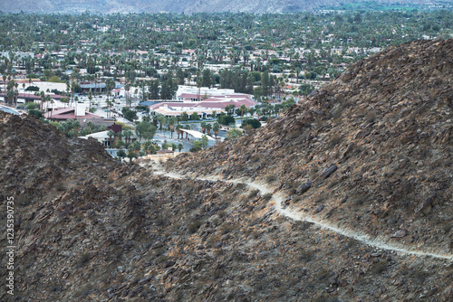 Hiking trail view of Palm D...