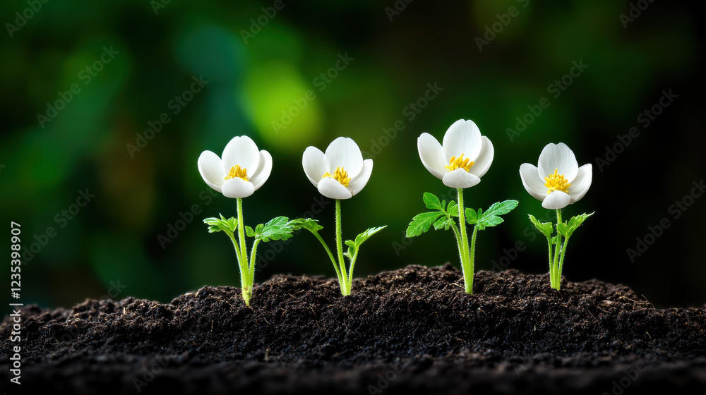 Adonis garden, A close-up image of Adonis flower seeds showcasing high fidelity details in a vibrant presentation. Adonis garden, A close-up image of Adonis flower seeds showcasing high fidelity details in a vibrant presentation.
