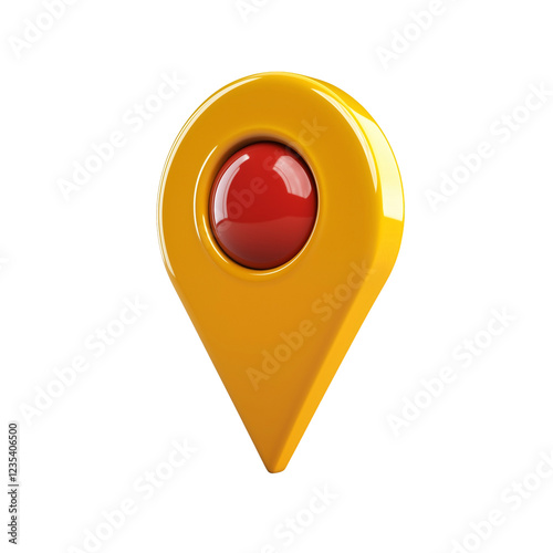 Yellow Red 3D Map Pointer Location Icon Design gps web app shiny shape isolated on transparent background, png Free Download Yellow Red 3D Map Pointer Location Icon Design gps web app shiny shape isolated on transparent background, png - GFXLoad