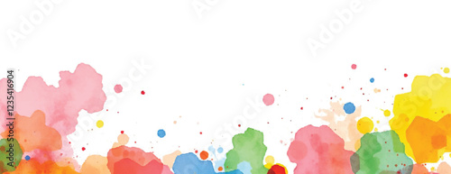 Holi colorful abstract liquid watercolor background with artistic, paint, splashes, grunge, splatter, texture, powder, Artwork for creative banner, card, template, effect, ink, blot design vector