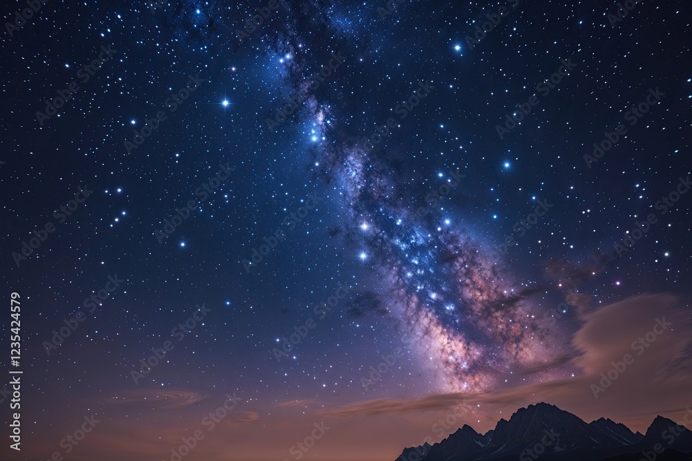 A Set of Isolated Twinkling Stars in the Night Sky A Set of Isolated Twinkling Stars in the Night Sky