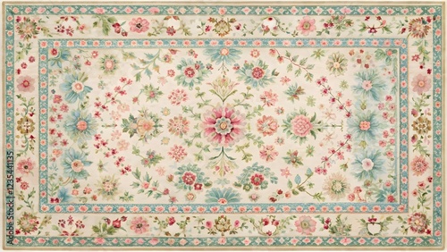 Floral Rug Design