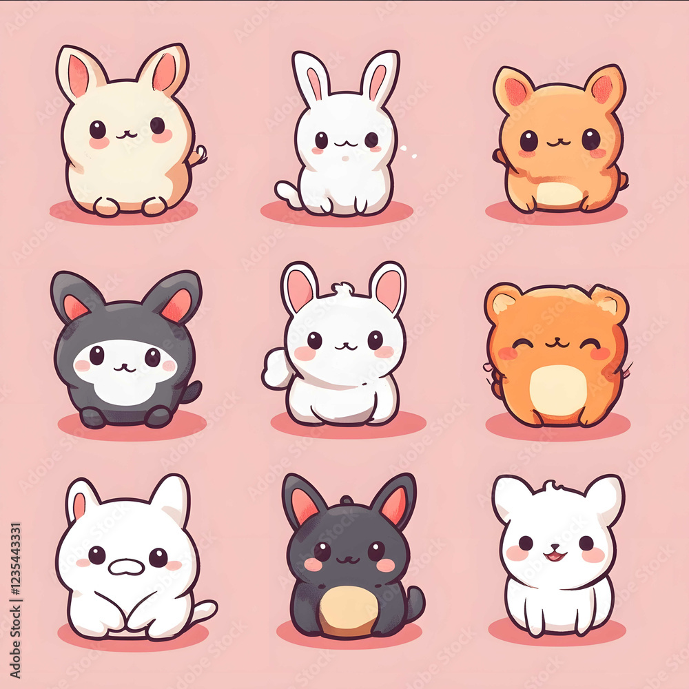 Cute Kawaii Animals Cute Kawaii Animals