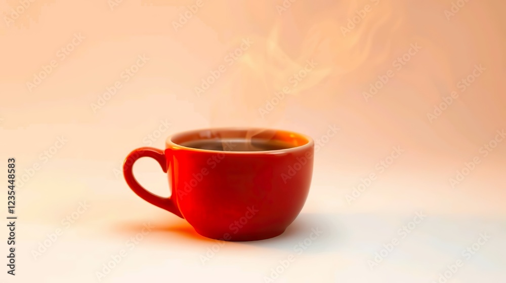 Capture the essence of warmth and simplicity with a clean, minimalist photograph of a steaming cup of coffee placed on a pure white background. Capture the essence of warmth and simplicity with a clean, minimalist photograph of a steaming cup of coffee placed on a pure white background.
