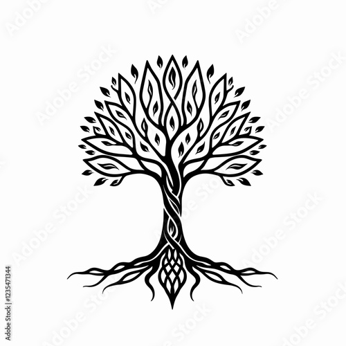 Celtic Tree Of Life. Roots And Branches. Saint Patrick�?¢â�??¬â�??¢s Day �?¢â�??¬â�?��? 17 March