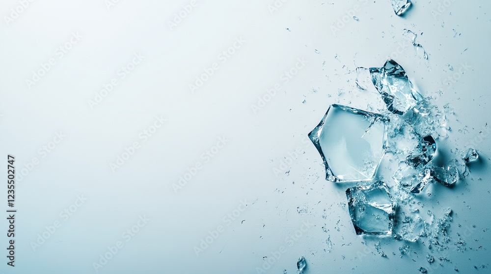 custom made wallpaper toronto digitalA blue background with a piece of ice on it