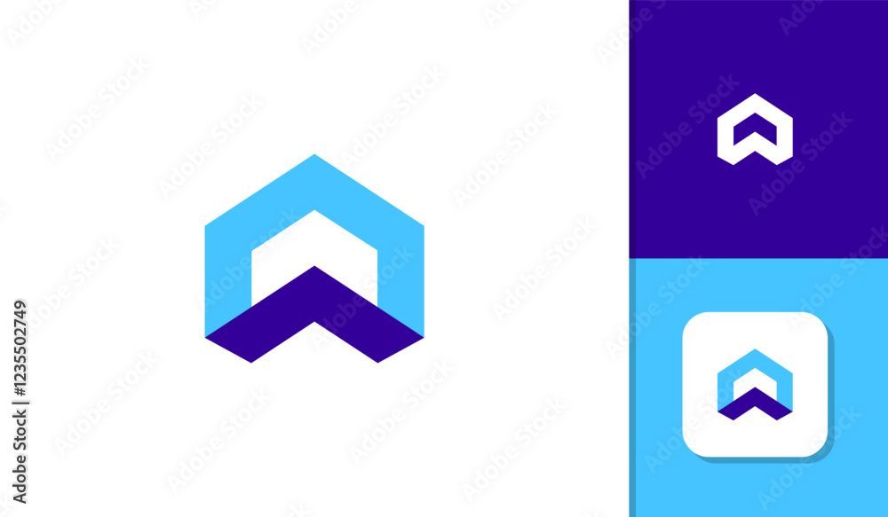 A letter logo icon design simple A letter logo icon design simple
