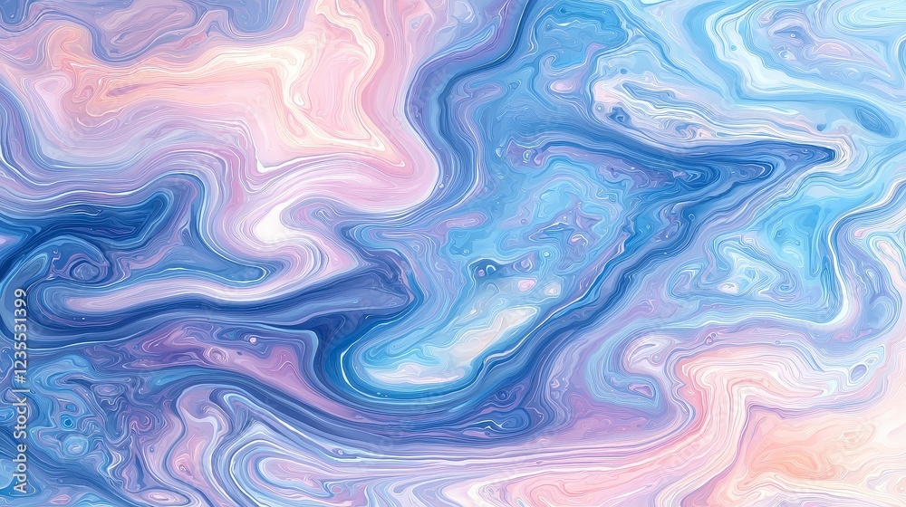 Abstract Swirling Pastel Colors in Smooth Fluid Motion Art Abstract Swirling Pastel Colors in Smooth Fluid Motion Art