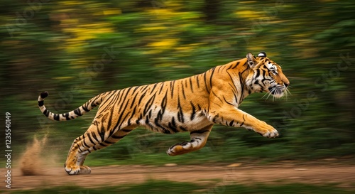 animal running pose action