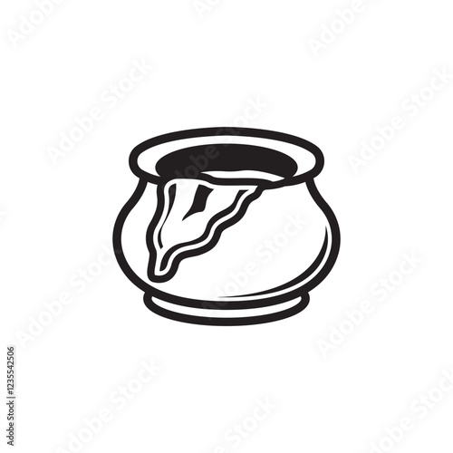 Jug icon. Set of jugs silhouettes isolated on white background. Water jug icon. Vector illustration