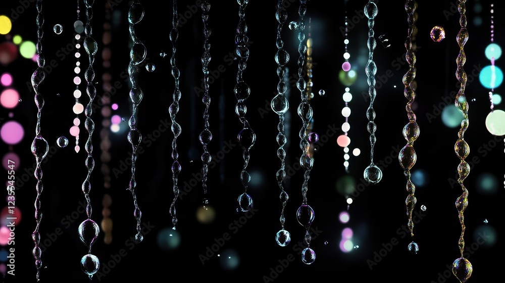 DNA strands on black backgrounds. - DNA strands on black backgrounds. -