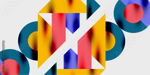 Vibrant abstract background circles with smooth gradients, creating a dynamic and modern design. Ideal for creative, tech, or contemporary-themed projects