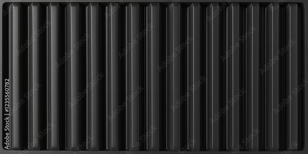 Abstract Black Grooved Texture Background Industrial Design Dark Ribbed Surface Pattern Abstract Black Grooved Texture Background Industrial Design Dark Ribbed Surface Pattern