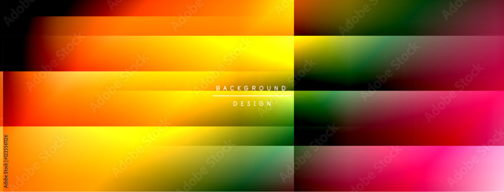 Dynamic shadow lines with gradient colors geometric background