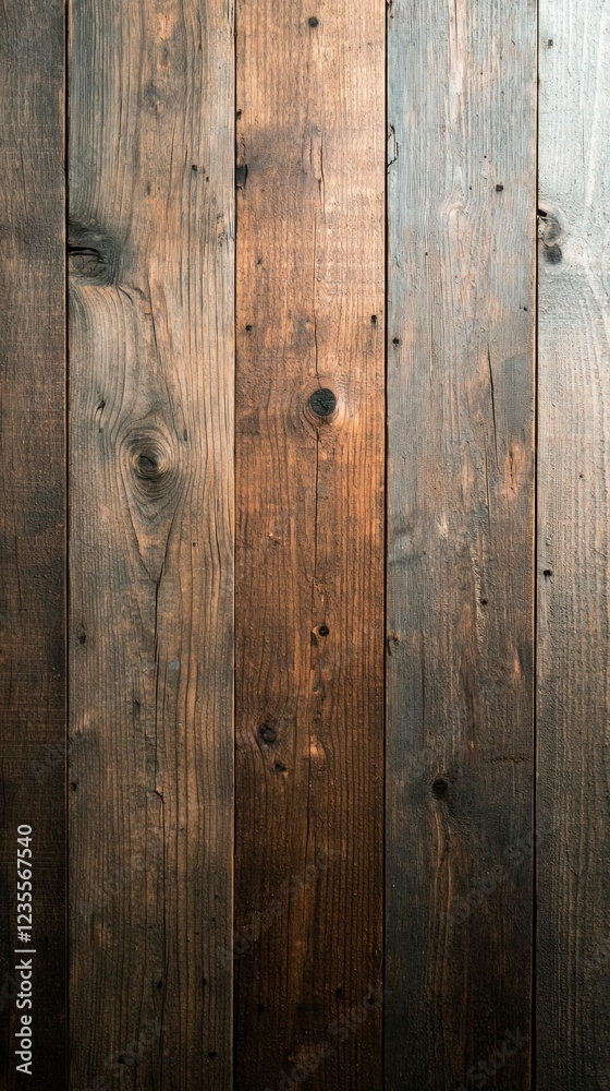 Fototapeta premium Rustic Brown Wooden Wall Texture Background Old Grunge Wood Paneling