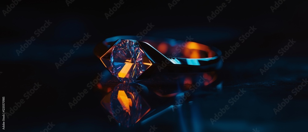 Fototapeta premium Diamond Ring Macro Photography