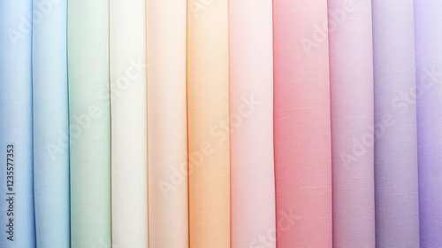 Textured Fabric Color Palettes Colorful Pattern Textile Business Fashion Design Template for Presentation Slides 16:9